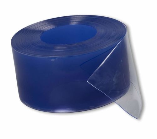 Antistatic PVC foil bluish